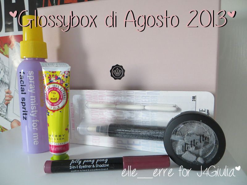 Box: #38 Glossybox di Agosto 2013