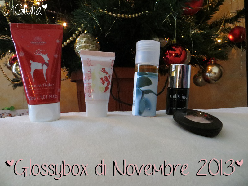 Box: #43 Glossybox di Novembre 2013